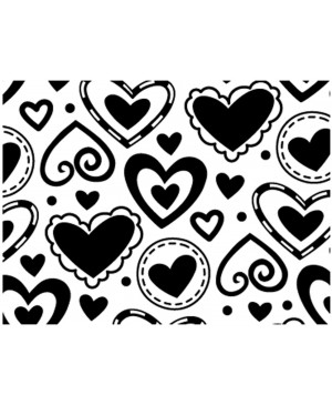 Reljefavimo formelė Darice - Layered Hearts, 10.8x14.6cm 