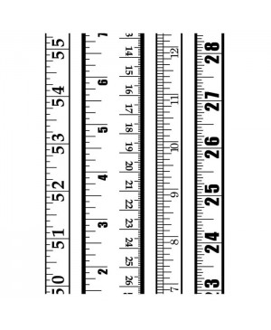 Reljefavimo formelė Darice - Rulers, 10.8x14.6cm