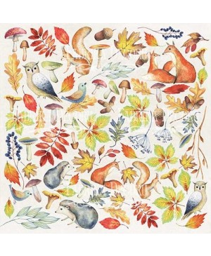 Skrebinimo popierius Fabrika Decoru – Colors of Autumn, 200 g/m², 30.5x30.5cm