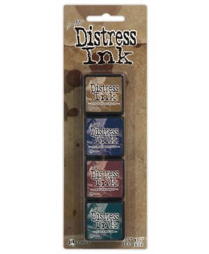 Rašalo pagalvėlių rinkinys Distress Ink Mini Kit No.12