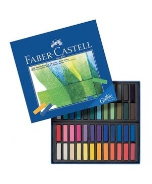 Pastelė Faber-Castell 48 spalvų, mažosios kreidelės