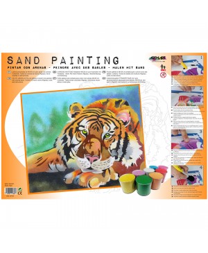 Rinkinys smėlio tapybai Tigras, 38x46 cm (SP-81)