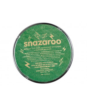 Grimo dažai Snazaroo, 18ml, metalizuoti žali