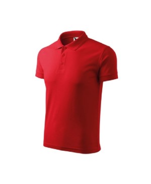 Vyriški marškinėliai Malfini Pique Polo 203, 200g/m², raudona sp., L