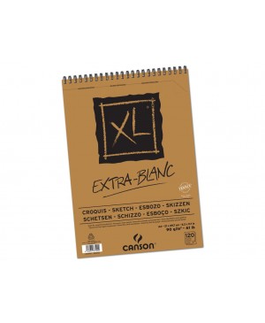 Eskizavimo bloknotas Canson XL Extra-Blanc A4, 90g/m², 120 lapų 