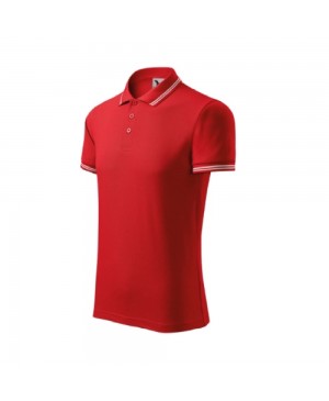 Vyriški marškinėliai Malfini Urban Polo 219, 200g/m², raudona, L