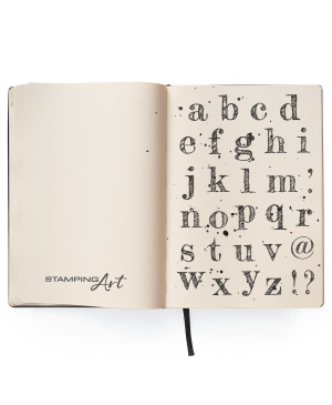 Silikono antspaudų rinkinys Ciao Bella - Design Lowercase Alphabet, 10.16x15.24cm (PS6002)
