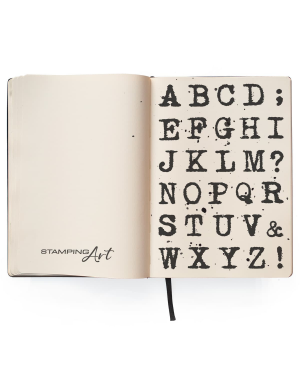 Silikono antspaudų rinkinys Ciao Bella - Remintgon Uppercase Alphabet, 10.16x15.24cm (PS6005)