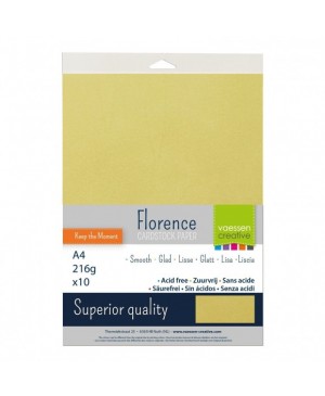 Popierius Florence Smooth - Anise (066), A4, 216  g/m², 10 lapų