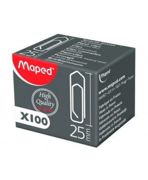 Sąvaržėlės Maped Extra Strong 25 mm., 100 vnt. kartono dėžutėje 
