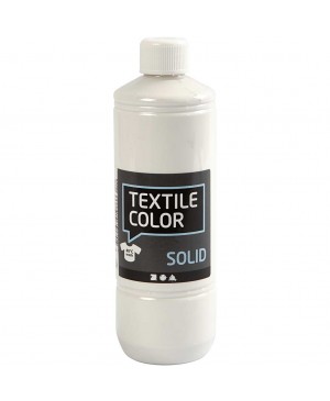 Dažai audiniui CCH Textile Color Solid, 500ml, balti