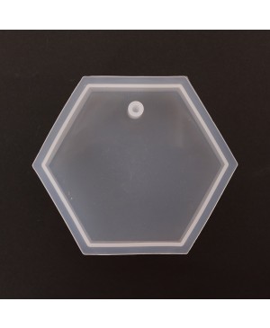 Silikoninė liejimo formelė Pentart Transparent Hexagon (38176), 8x8x1.2cm, 1vnt.