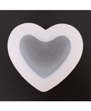Silikoninė liejimo formelė Pentart Bigger Heart, 8x7x3.8cm (38186), 1vnt.