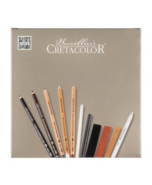 Eskizavimo pieštukų rinkinys Cretacolor Passion Box, kartono dėžutėje, 25vnt.