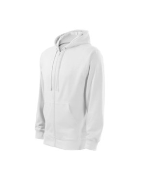 Vyriškas sportinis džemperis Malfini Trendy Zipper 410, 300g/m², balta sp., XL