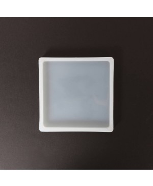 Silikoninė liejimo formelė Pentart Transparent Coaster, 10.5x10.5x1cm (41090), 1vnt.