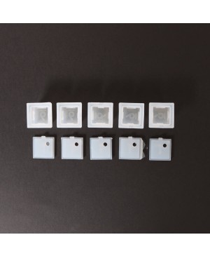 Silikoninė liejimo formelė Pentart Transparent Earings & Pendants (41109) 16x16x16mm, 1vnt.