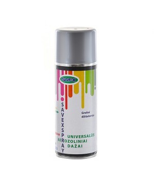 Universalūs aerozoliniai dažai Savexspray sidabro sp. matiniai 400 ml RAL9006