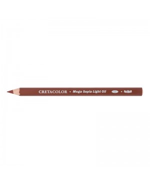 Aliejinis pieštukas eskizavimui Cretacolor Mega šviesi sepija, 46348