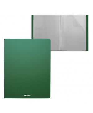 Aplankas su įmautėmis ErichKrause Classic, A4, 30 įmaučių, žalias