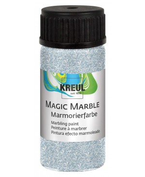Marmuravimo dažai Kreul Magic Marble Glitter Silver, 20ml