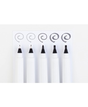 Rašiklių rinkinys Cricut Multi Pen Set Black, 0.4-2mm, 5vnt.
