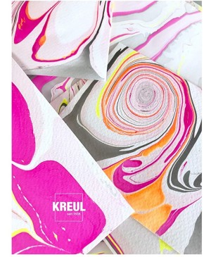 Marmuravimo dažai Kreul Magic Marble Neon Pink, 20ml