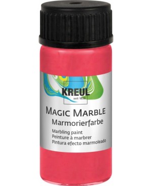 Marmuravimo dažai Kreul Magic Marble Metalic-Red, 20ml