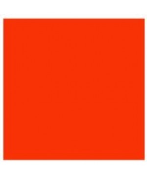 Skaidri spalvota lipni vitražinė plėvelė Oracal 30x30cm, 8300-33 oranžiniai raudona