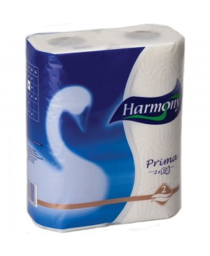 Popieriniai rankšluosčiai Harmony Prima , dviejų sluoksnių, 2 rulonai