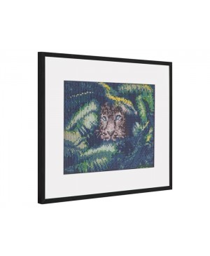 Deimantinės mozaikos rinkinys - Craft Sensations Diamond Painting - Panther in the Jungle, 30x40cm