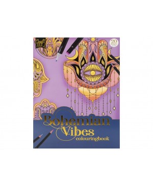 Spalvinimo knygelė Craft Sensations Bohemian Vibes, A4, 20 lapų, 250g/m²