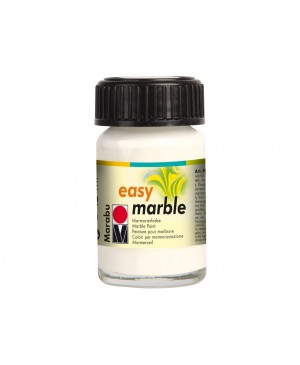 Marmuravimo dažai Marabu Easy Marble 15ml, 070 white