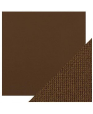 Faktūrinis skrebinimo popierius Tonic Studios - Chocolate Brown, 216 g/m², 30.5x30.5cm, 1 vnt.