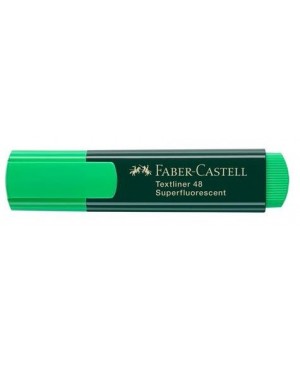 Teksto žymeklis Faber-Castell, žalios spalvos, kirstu galiuku 1-5mm