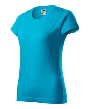 Moteriški marškinėliai Malfini Basic 134, 160g/m², žydra, XS
