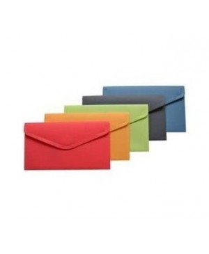 Plastikinis vokas su lipuku Office Box - Vital colors, DL 43.5x61cm