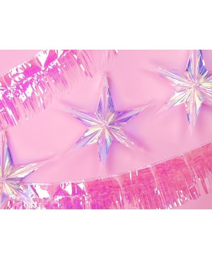 Folinė dekoracija Žvaigždė, 40cm, iridescencinė