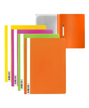 Segtuvėliai plastikiniai ErichKrause Fizzy Neon, A4, 20vnt įvairių spalvų