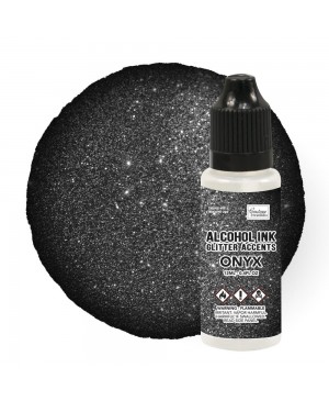 Spiritinis rašalas Couture Creations - Glitter Accents Onyx CO727670, 12ml