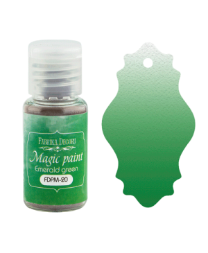 Akvarelė milteliais Fabrika decoru - Magic Paint Emerald green, 15ml