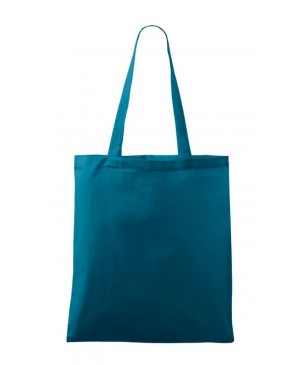 Medvilninis maišelis su rankena, 38x42cm, žaliai mėlyna