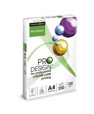 Biuro popierius Pro Design, A4, 120 g/m², 250 lapų