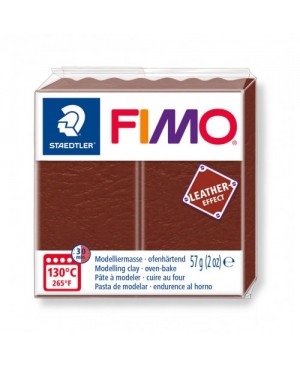 Modelinas Fimo Leather Effect, 57g, 779 nut