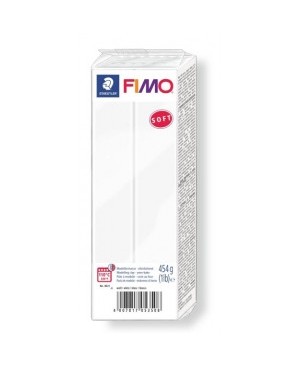 Modelinas Fimo Soft, 454g, 0 white