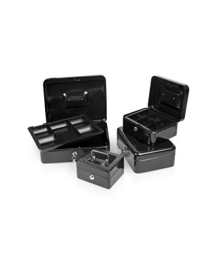 Pinigų dėžutė Forpus, juoda, 320 x 230 x 75 mm