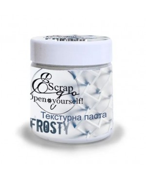 Pasta tekstūrinė ScrapEgo SETP05 Skaidri "Frosty", 150ml