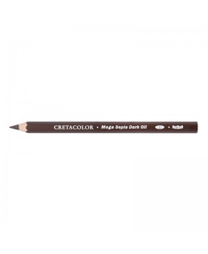 Aliejinis pieštukas eskizavimui Cretacolor Mega tamsi sepija, 46358
