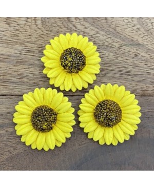 Popierinės gėlytės Promlee Flowers - Yellow Sunflowers SAA-560, 50mm, 10vnt.