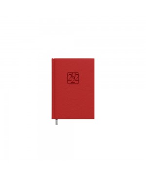 Darbo kalendorius Junior A6, 120x155mm, 2022 metams, raudonas